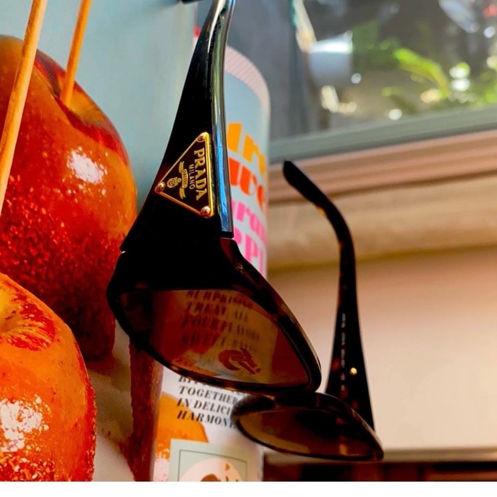 RARE Prada Black Logo Sunglasses